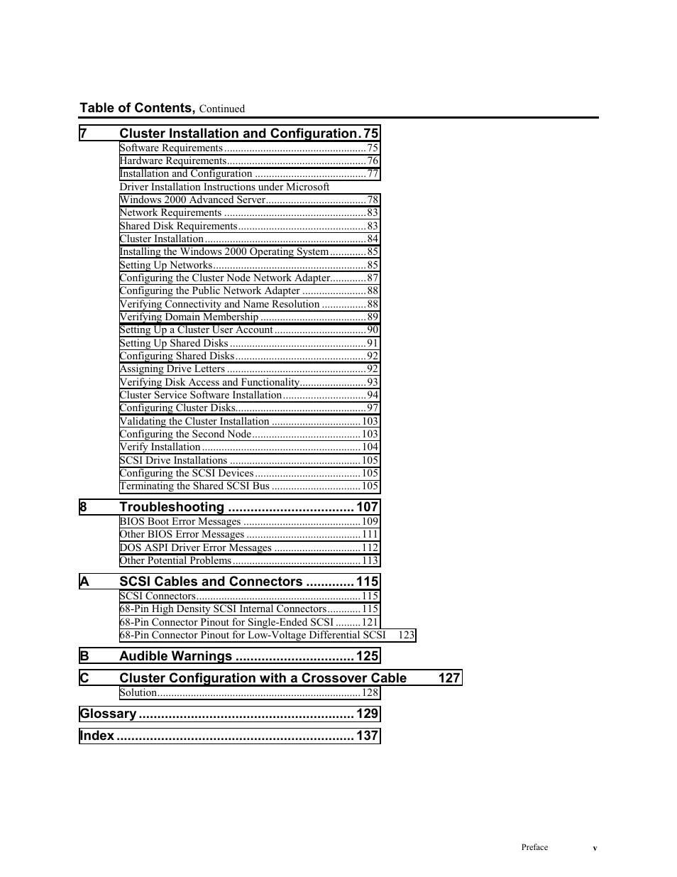 LSI MegaRAID Enterprise 1600 User Manual | Page 5 / 154