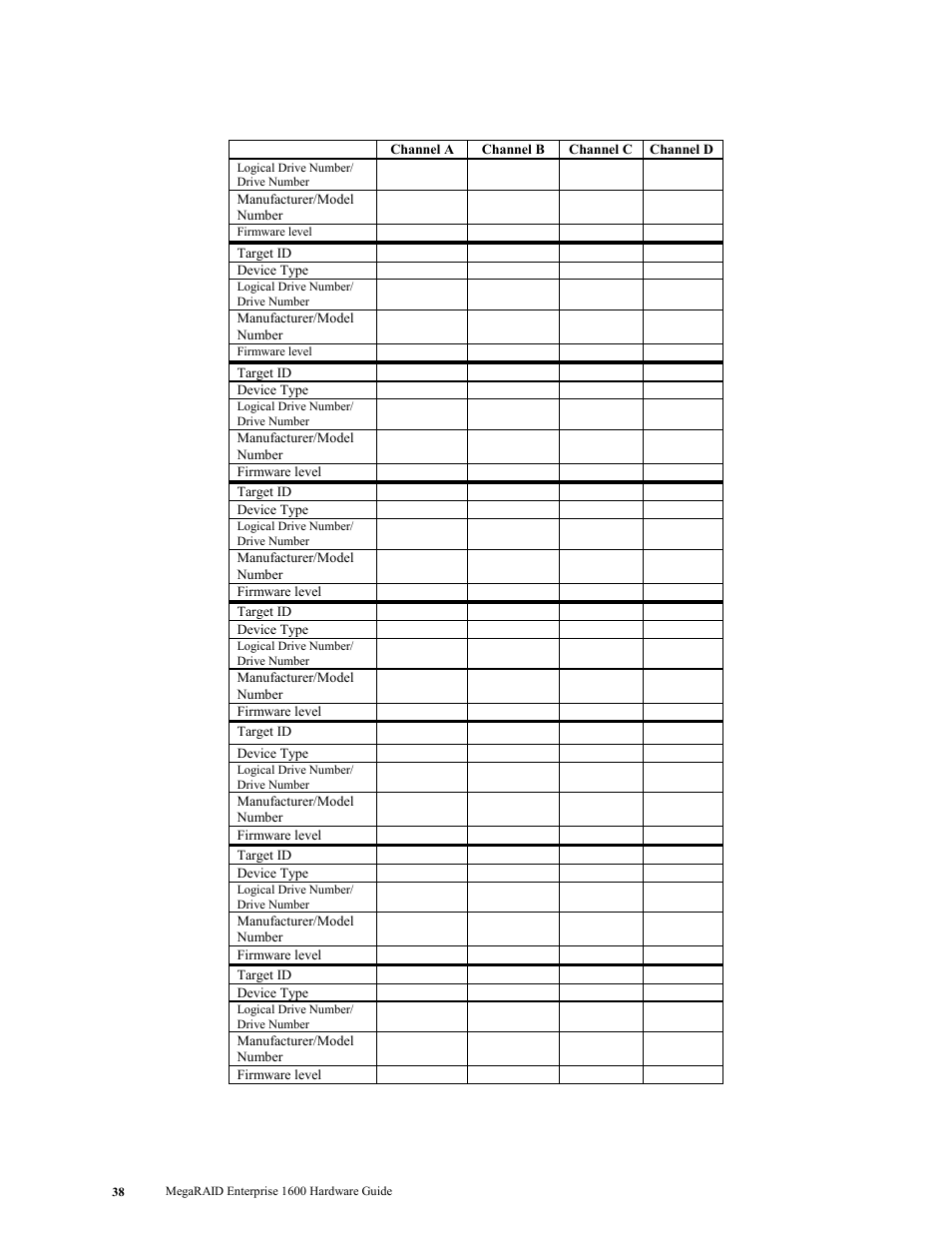 LSI MegaRAID Enterprise 1600 User Manual | Page 52 / 154