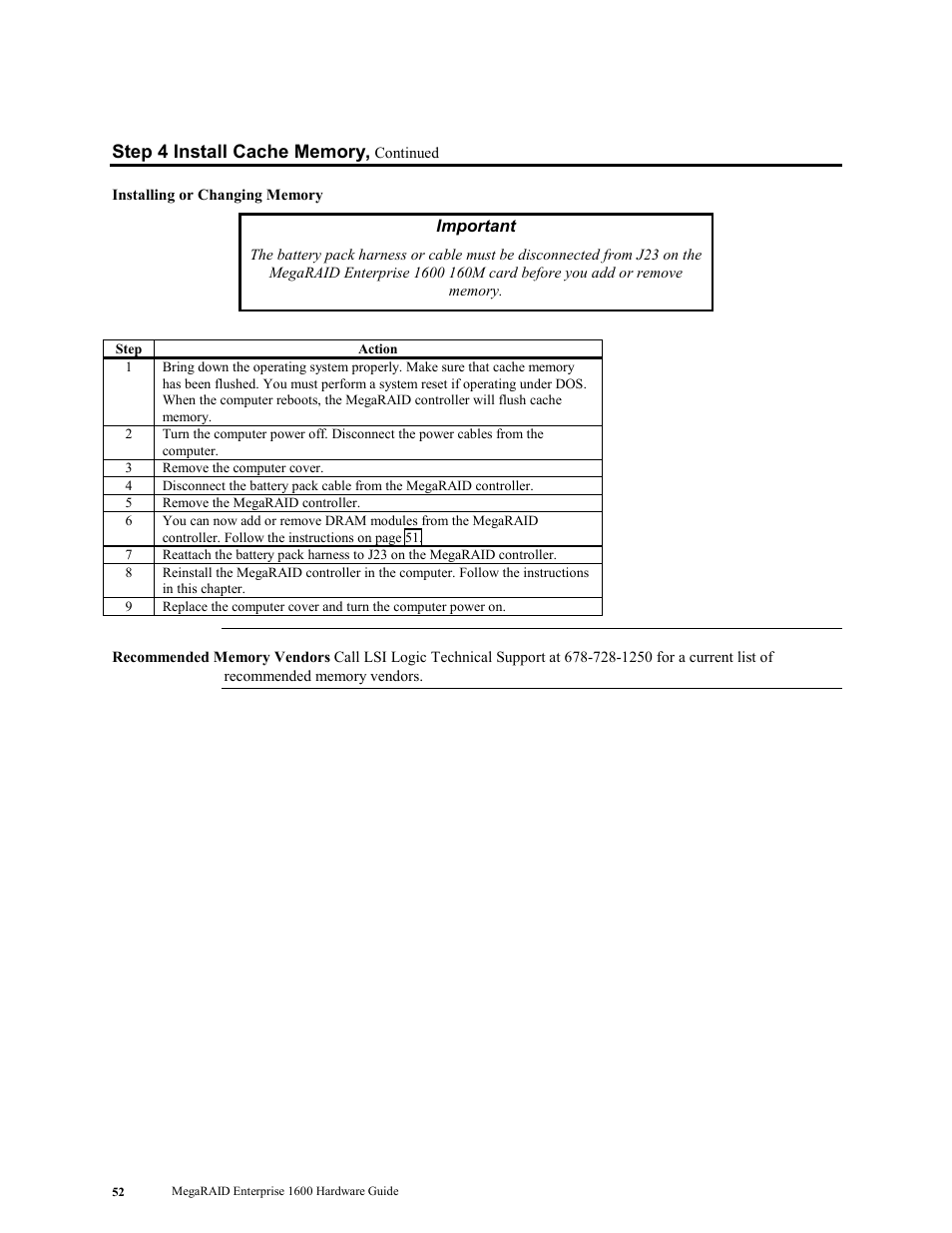 LSI MegaRAID Enterprise 1600 User Manual | Page 66 / 154