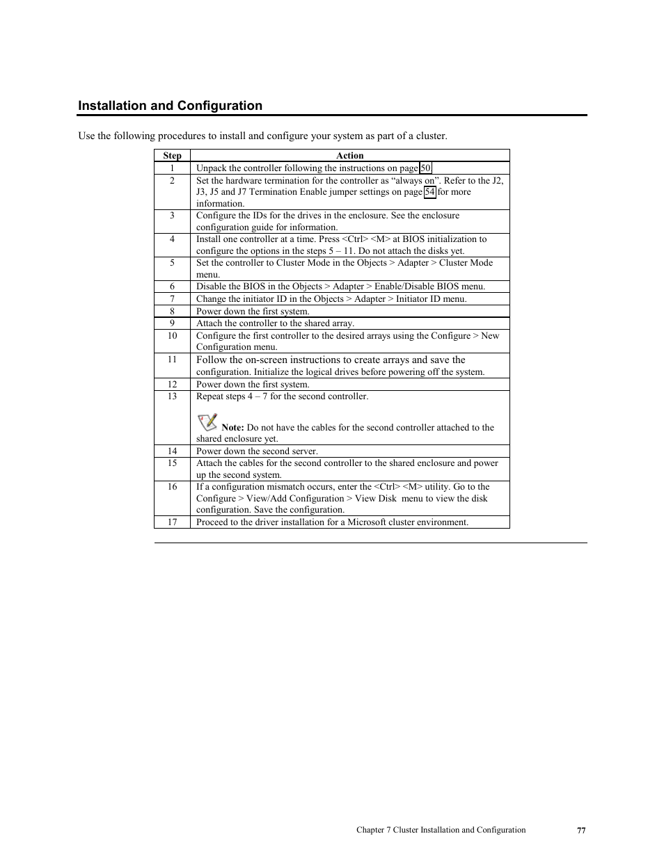 Installation and configuration | LSI MegaRAID Enterprise 1600 User Manual | Page 91 / 154