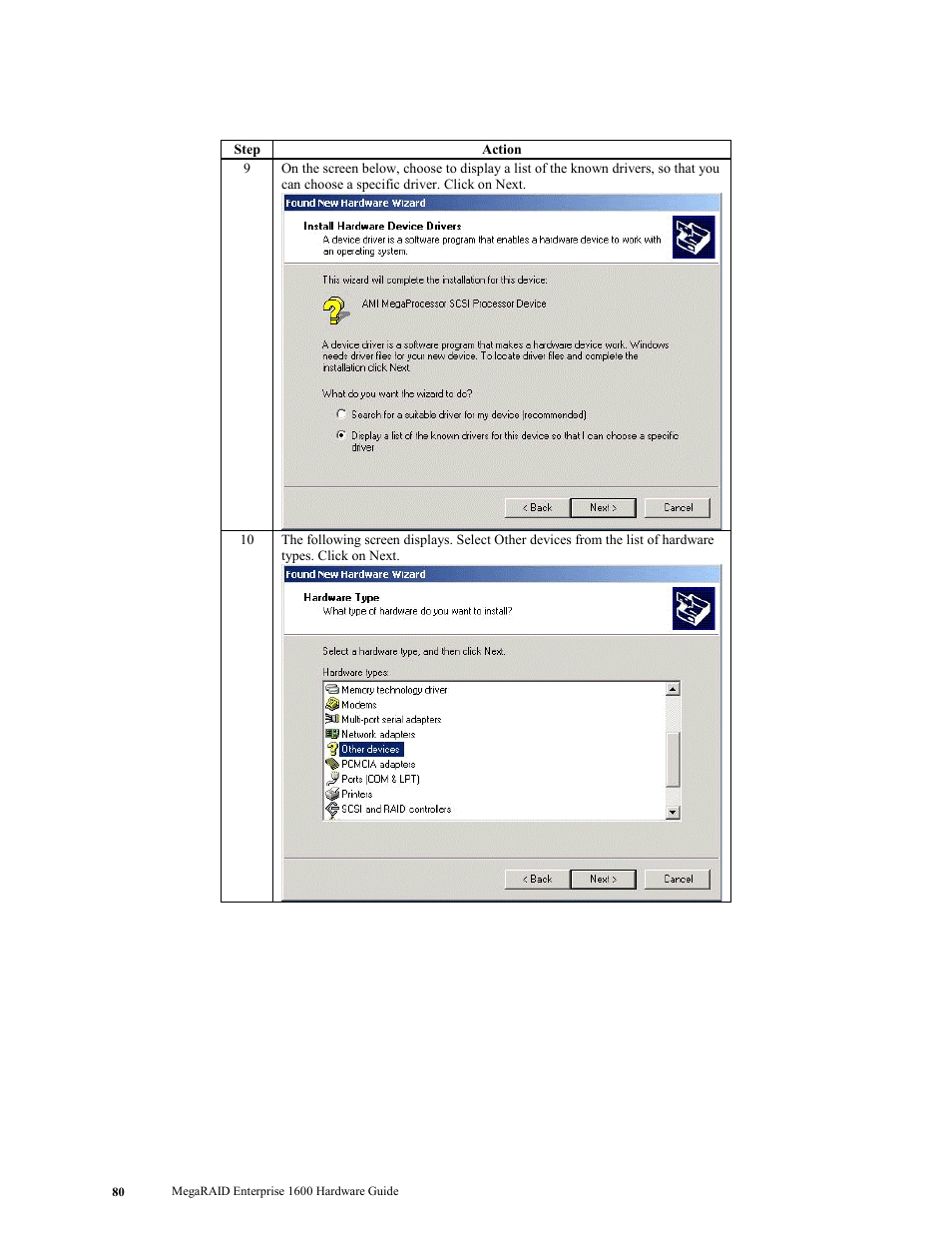 LSI MegaRAID Enterprise 1600 User Manual | Page 94 / 154