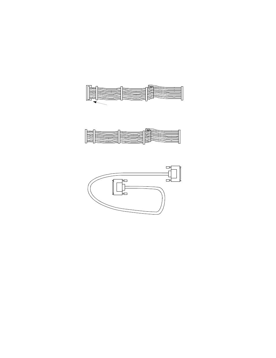 Figure2.3 scsi cables, Scsi cables | LSI SYM8953U User Manual | Page 25 / 90