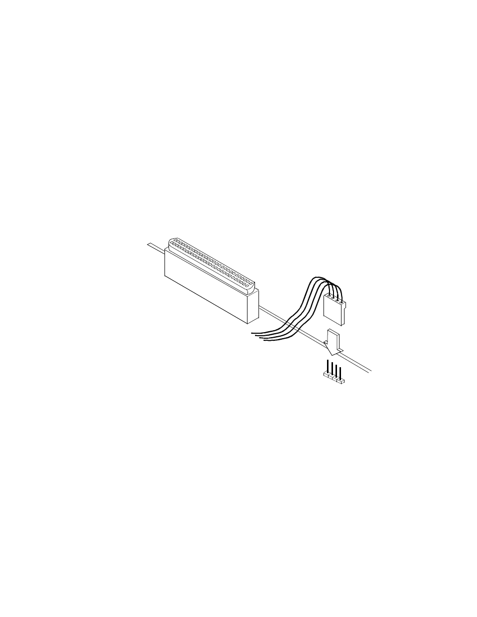 Figure2.8 scsi led connector, Scsi led connector | LSI SYM8953U User Manual | Page 30 / 90