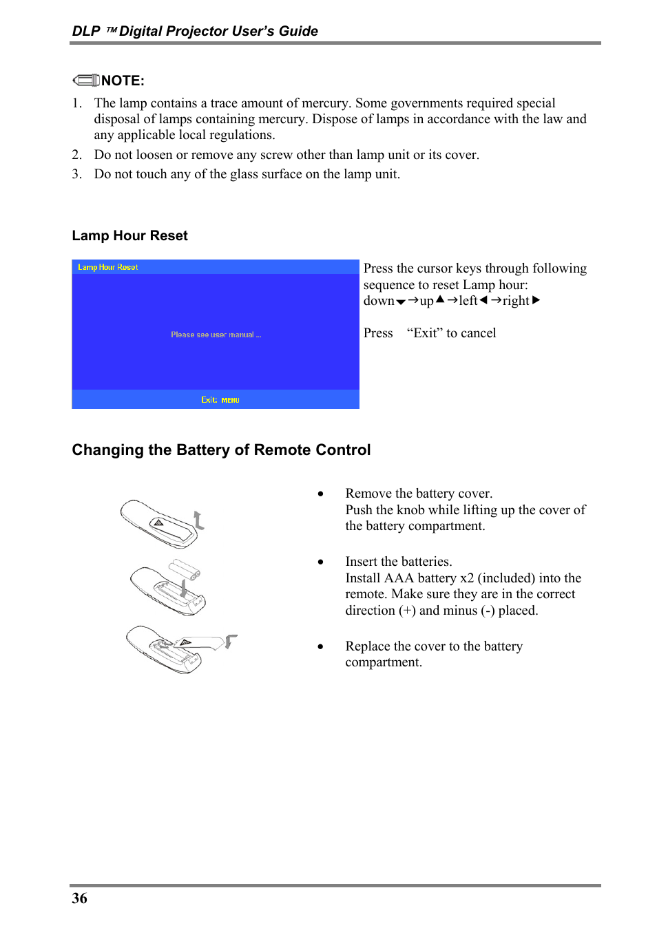 Luxeon D315M User Manual | Page 36 / 39