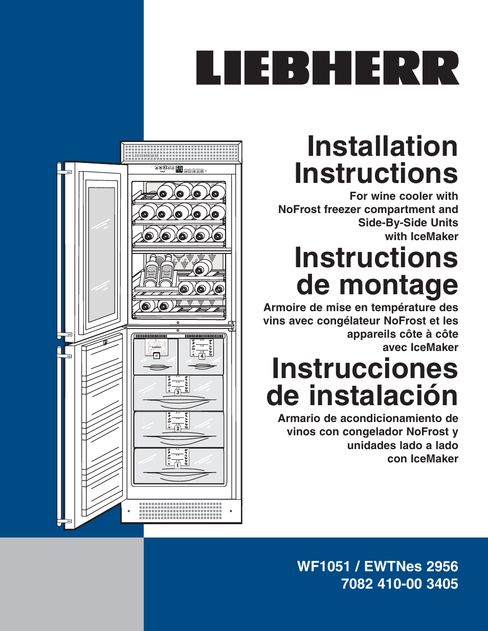 Liebherr WF1051 User Manual | 29 pages