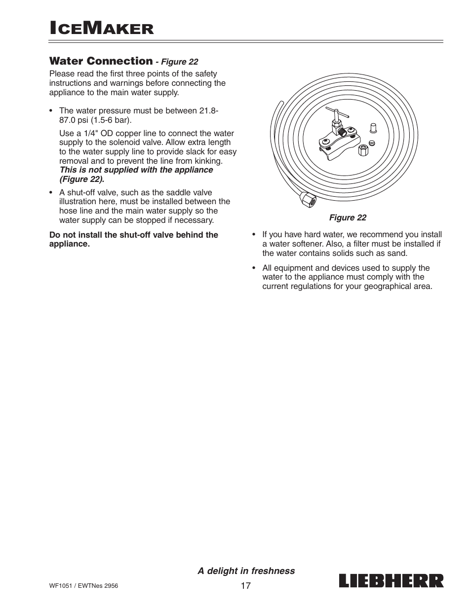 Aker | Liebherr WF1051 User Manual | Page 19 / 29