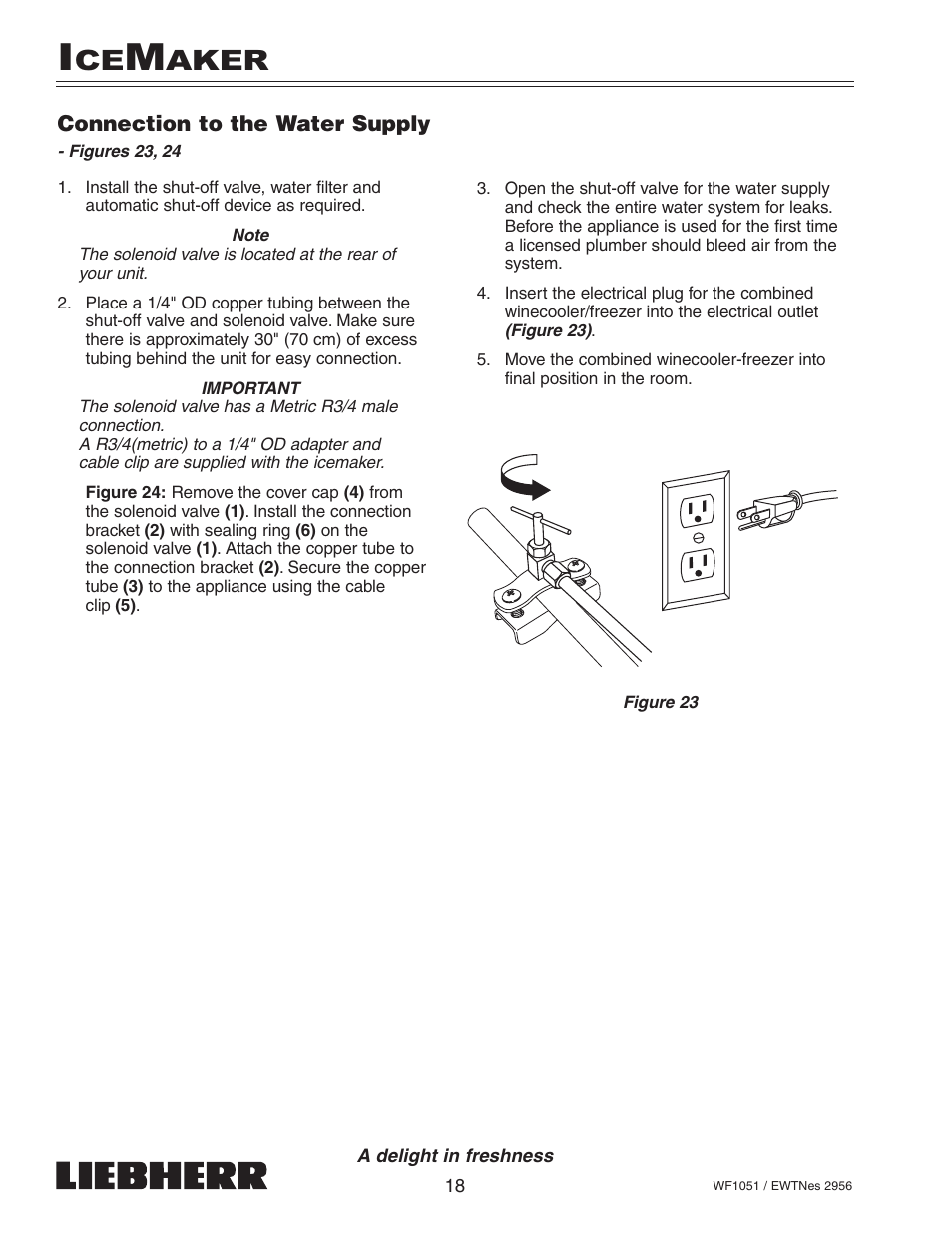 Aker | Liebherr WF1051 User Manual | Page 20 / 29
