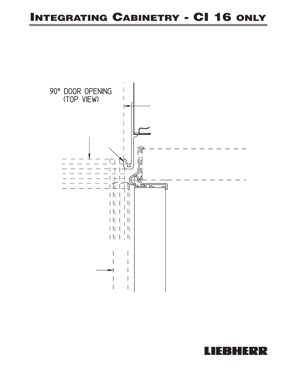 Ci 16, Ntegrating, Abinetry | Only | Liebherr 7080 359-02 User Manual | Page 13 / 84