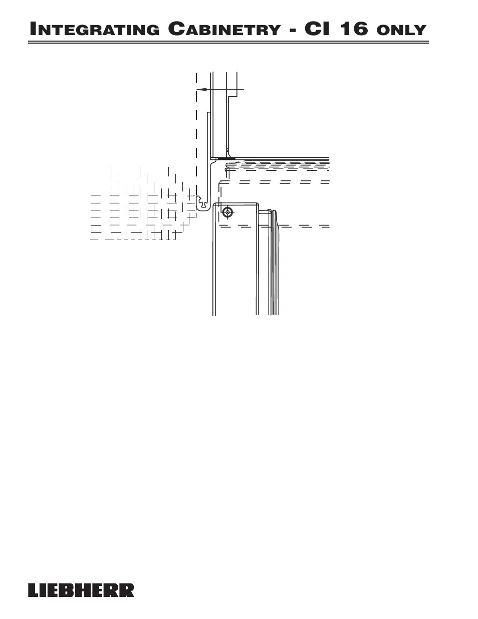 Ci 16, Ntegrating, Abinetry | Only | Liebherr 7080 359-02 User Manual | Page 14 / 84