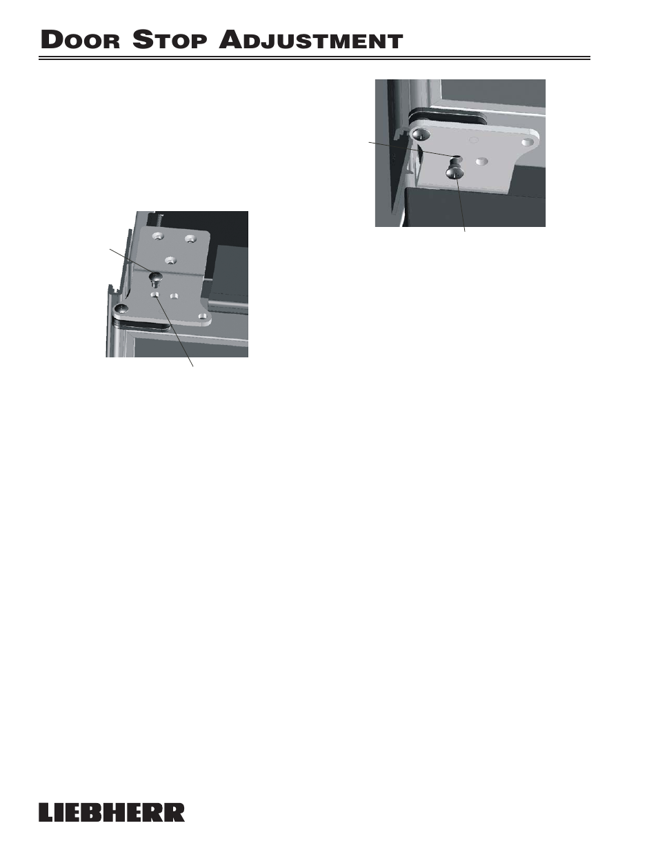 Djustment | Liebherr 7080 359-02 User Manual | Page 18 / 84