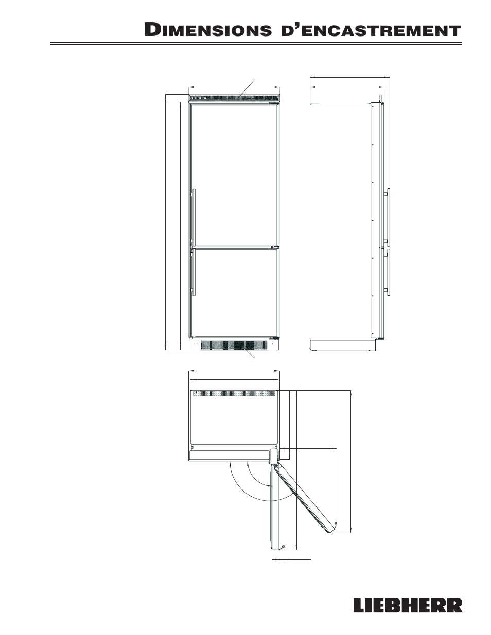 Imensions d, Encastrement, La maîtrise du froid | Liebherr 7080 359-02 User Manual | Page 35 / 84