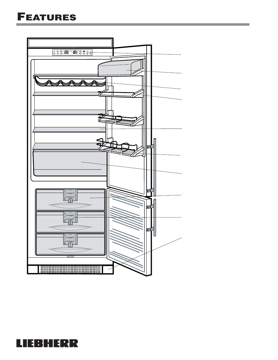 Eatures | Liebherr 7080 359-02 User Manual | Page 4 / 84