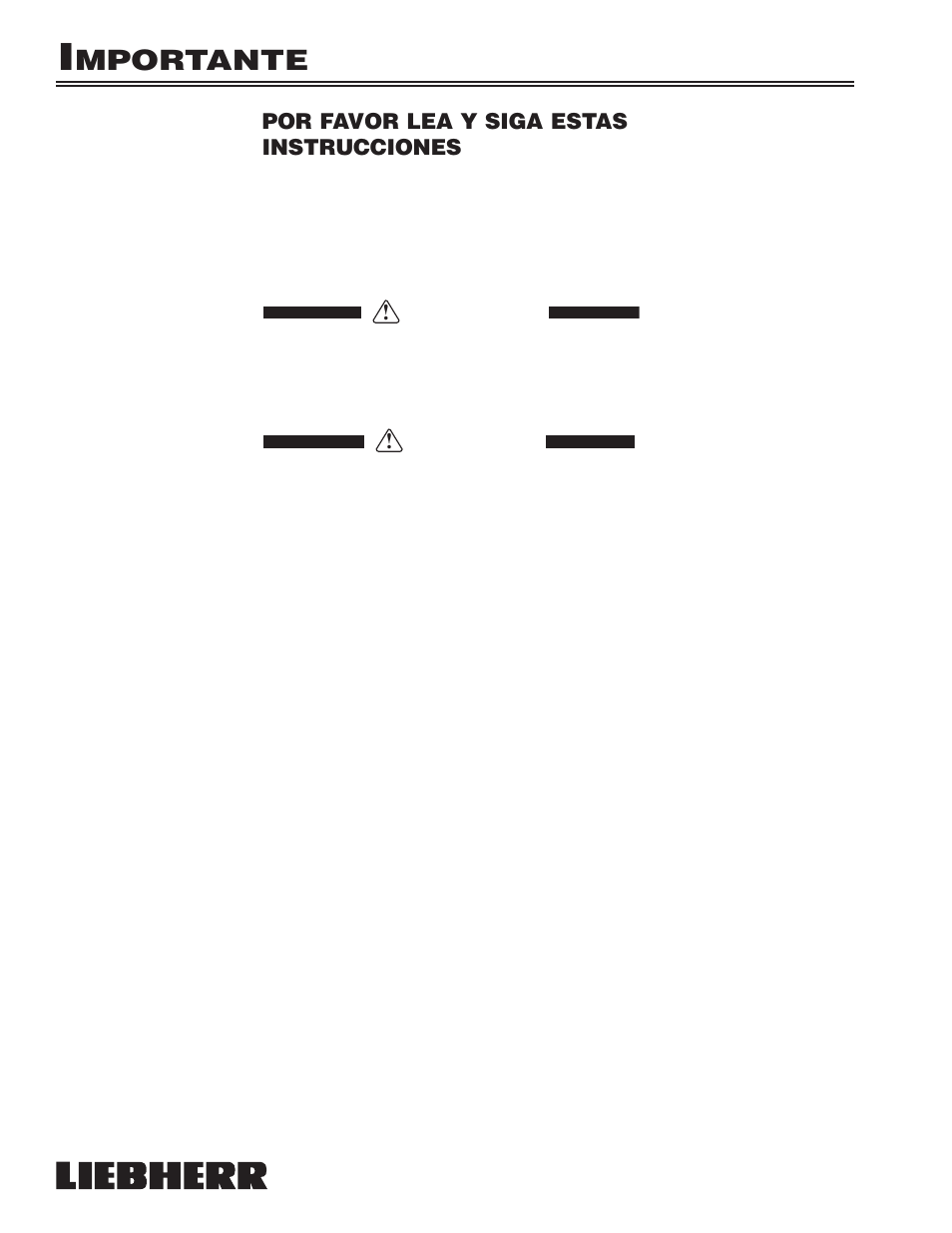 Mportante | Liebherr 7080 359-02 User Manual | Page 58 / 84