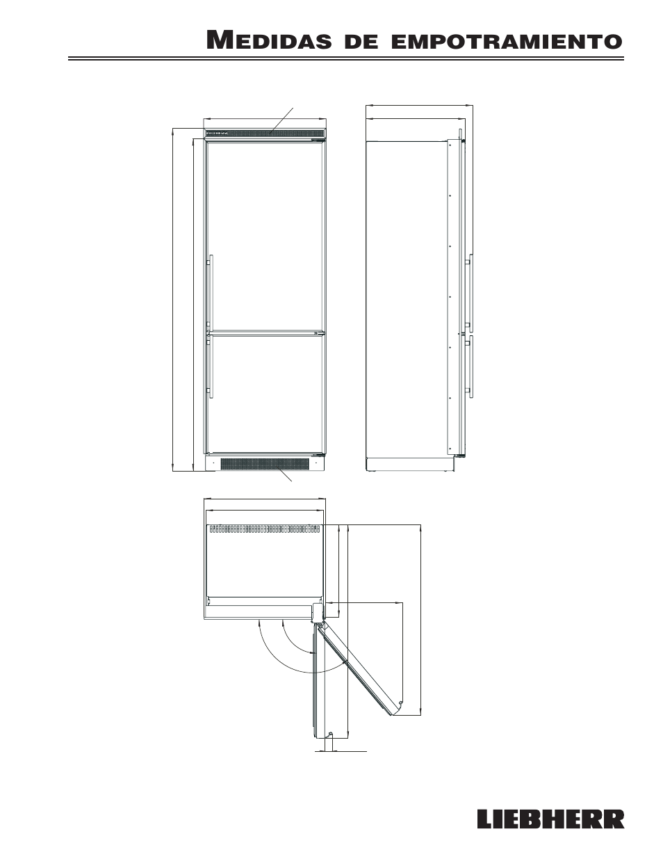 Edidas de empotramiento, La más avanzada técnica del frío, Figura 3 | Liebherr 7080 359-02 User Manual | Page 63 / 84