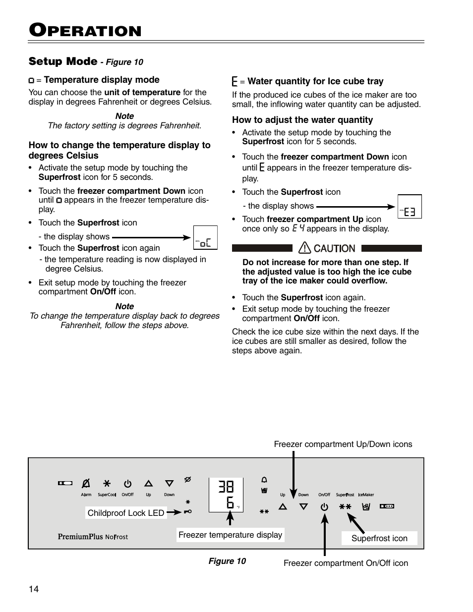 Peration | Liebherr CS 7081411-00 User Manual | Page 14 / 26