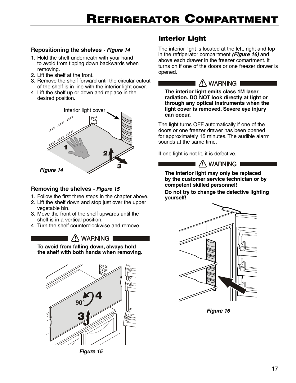 Efrigerator, Ompartment | Liebherr CS 7081411-00 User Manual | Page 17 / 26