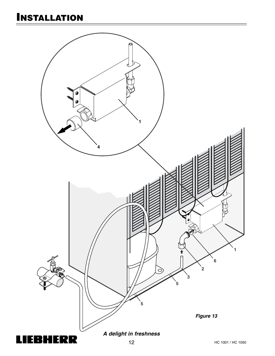Nstallation | Liebherr HC1050 User Manual | Page 17 / 39