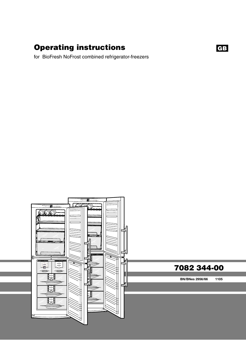 Operating instructions | Liebherr 7082 218-03 User Manual | Page 10 / 38