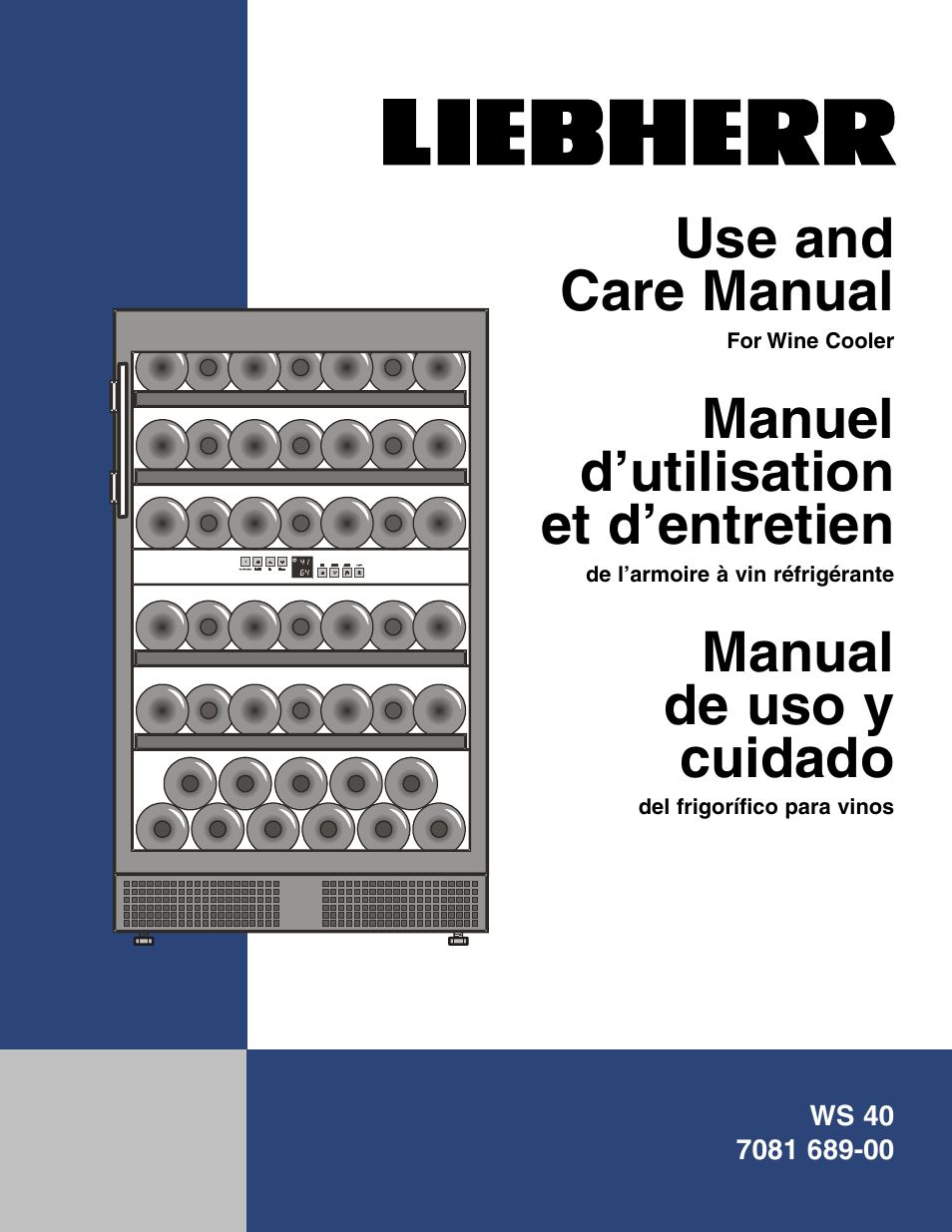 Liebherr WS 40 User Manual | 17 pages