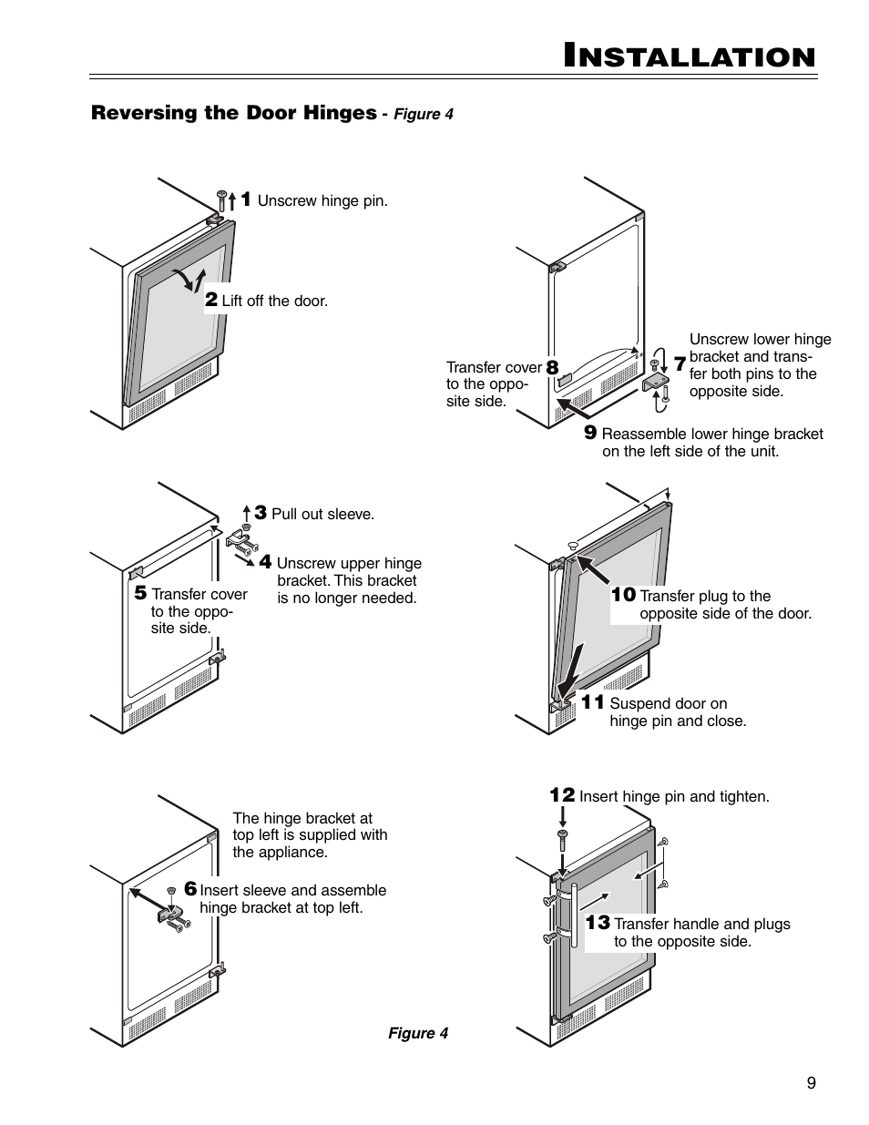 Nstallation | Liebherr WS 40 User Manual | Page 9 / 17