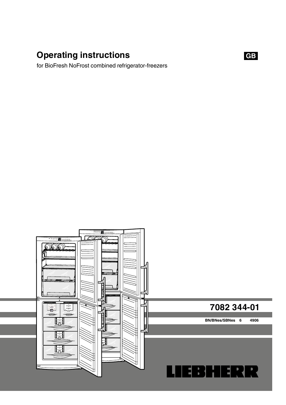 Liebherr 7082 344-01 User Manual | 11 pages