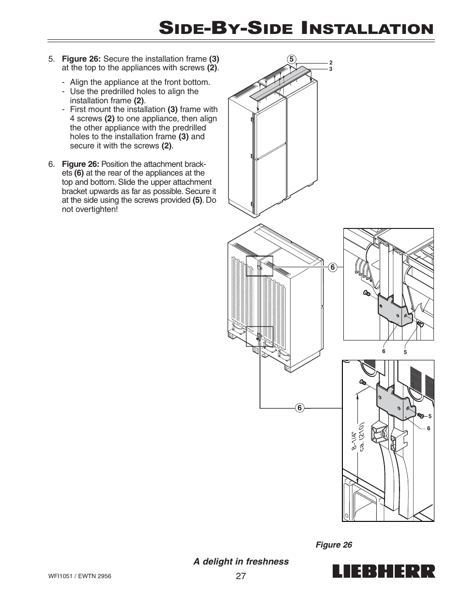 Nstallation | Liebherr EWTN User Manual | Page 29 / 35