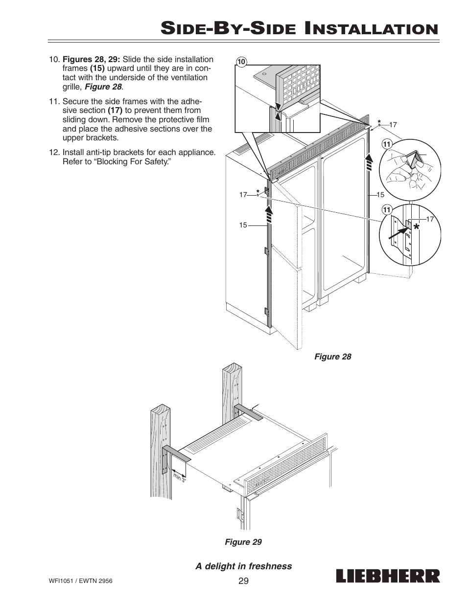 Nstallation | Liebherr EWTN User Manual | Page 31 / 35