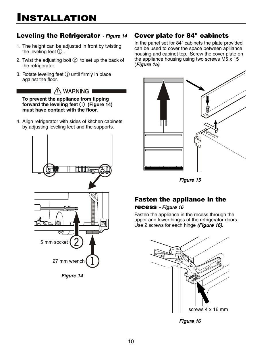 Nstallation | Liebherr HCS 20 User Manual | Page 10 / 14