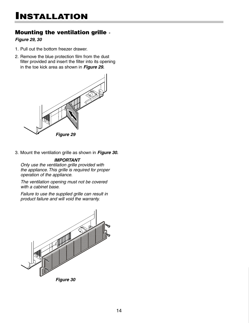 Nstallation | Liebherr HCS 20 User Manual | Page 14 / 14