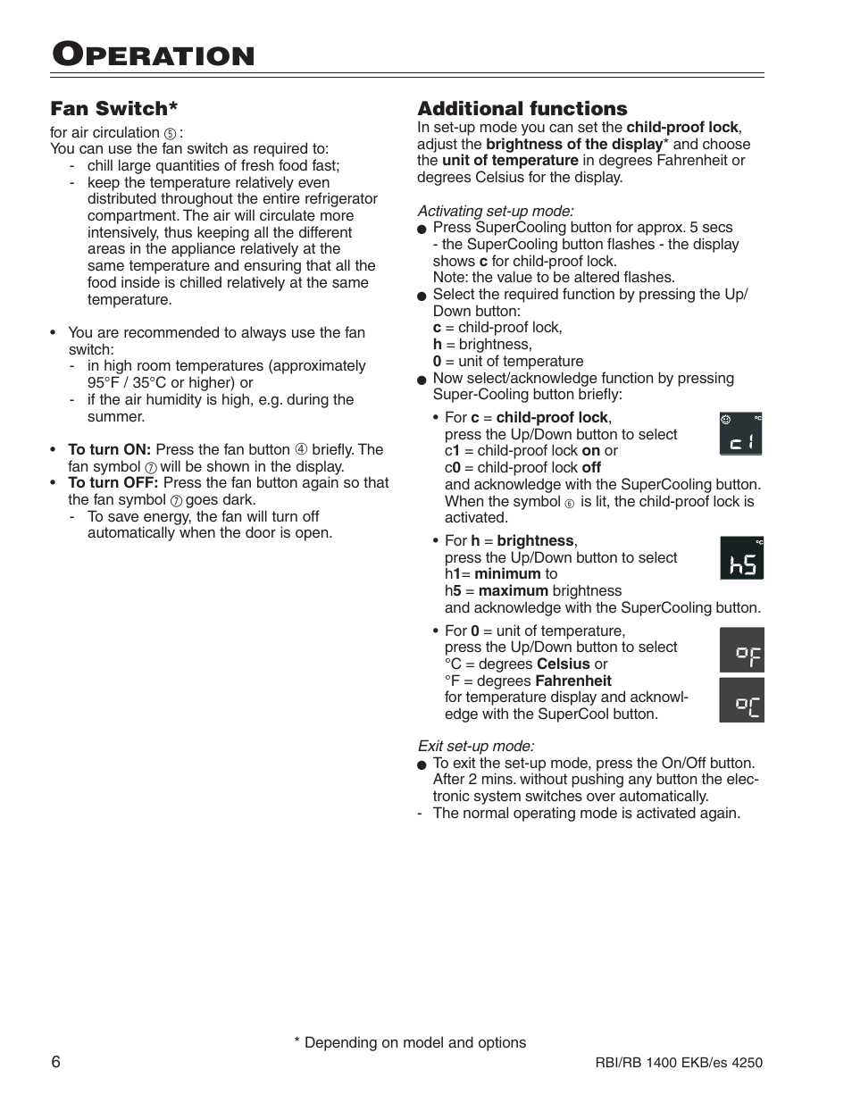 Peration | Liebherr R1400 User Manual | Page 10 / 17
