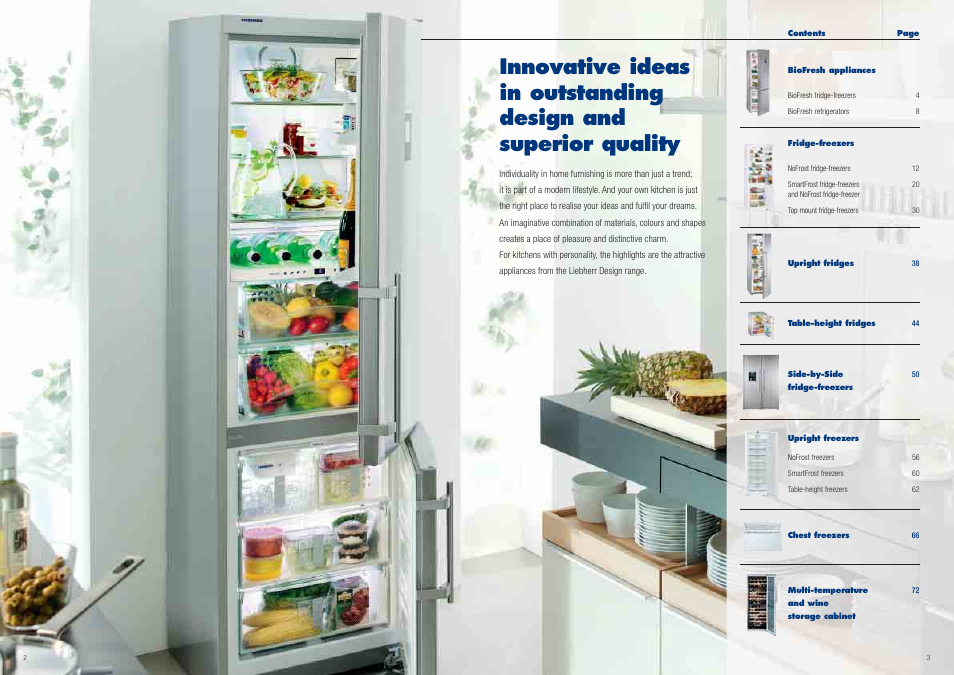 Liebherr Freestanding Refrigerator User Manual | Page 2 / 38