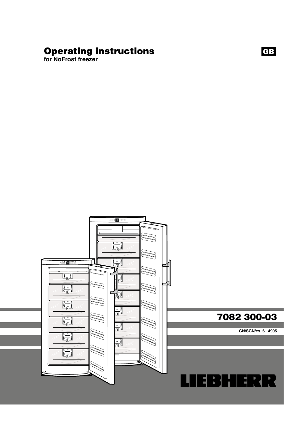 Liebherr 7082 300-03 User Manual | 11 pages