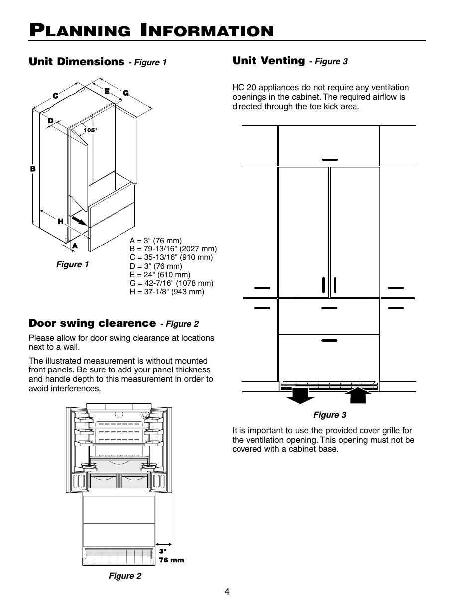Lanning, Nformation | Liebherr HC 20 User Manual | Page 4 / 18