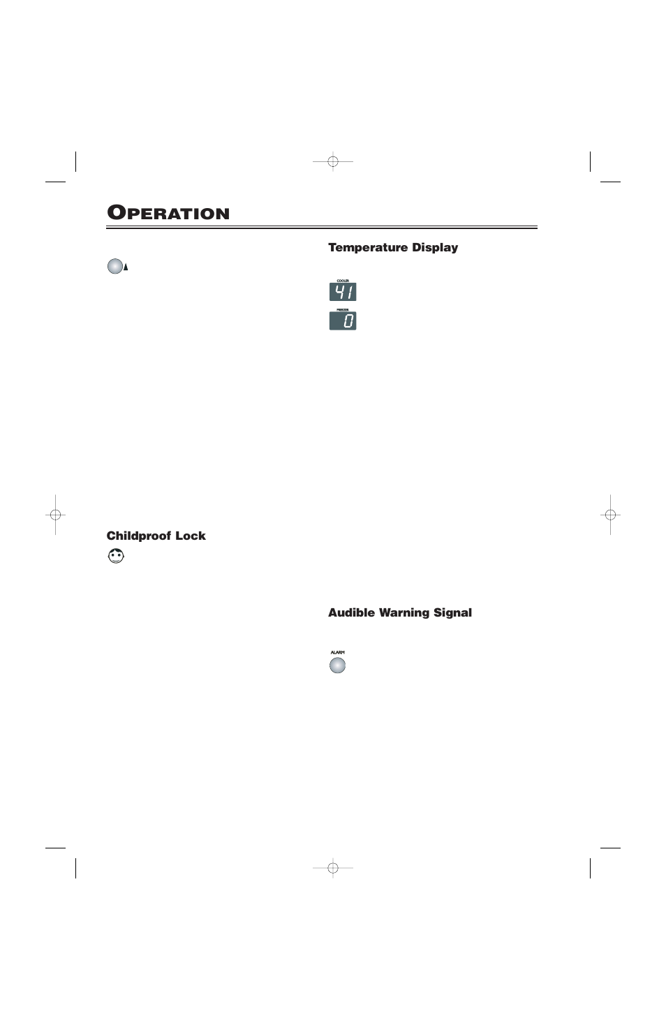 Peration | Liebherr CI16 User Manual | Page 11 / 26