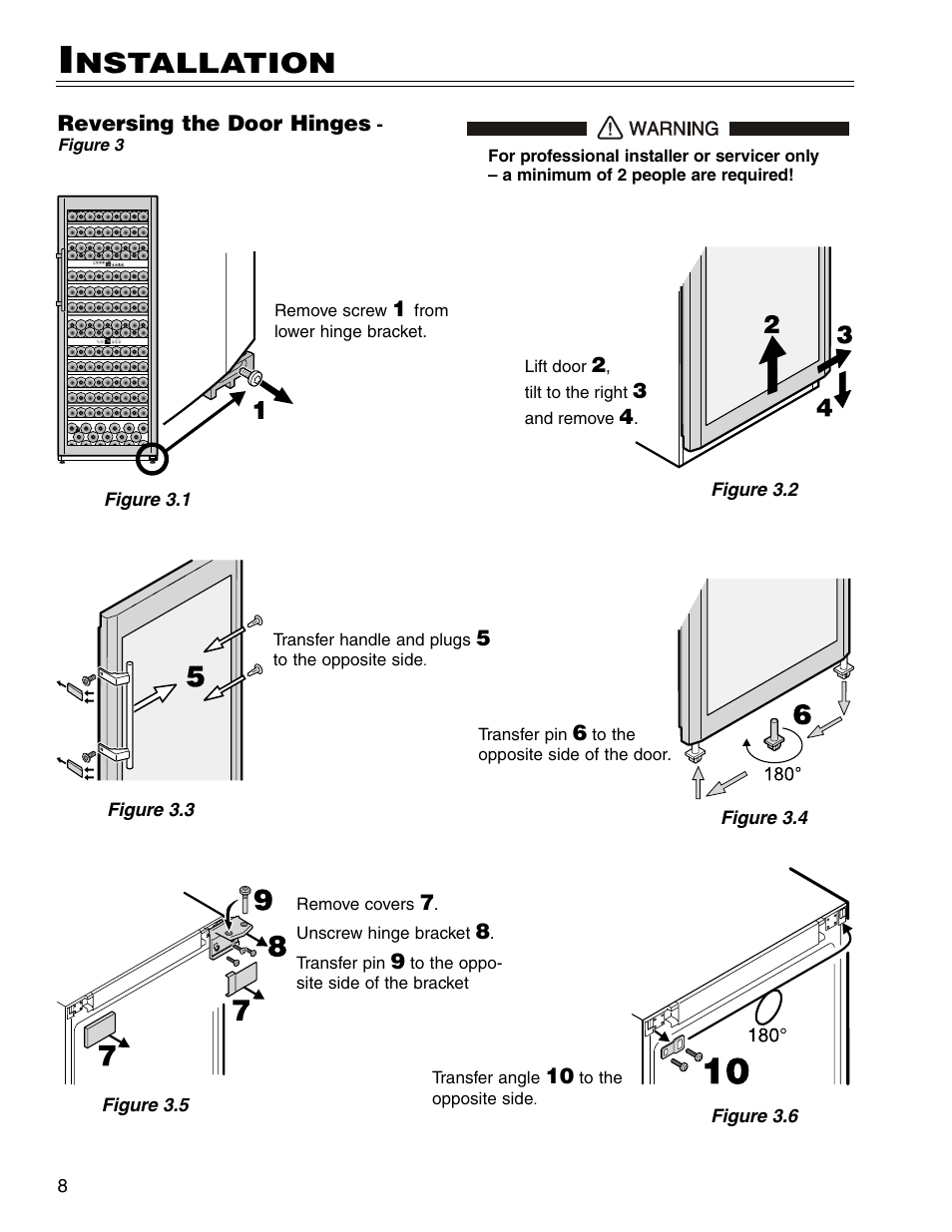 Nstallation | Liebherr WS14300 User Manual | Page 8 / 17