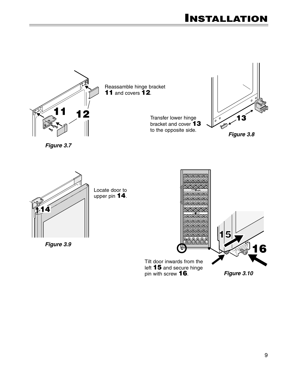 Nstallation | Liebherr WS14300 User Manual | Page 9 / 17