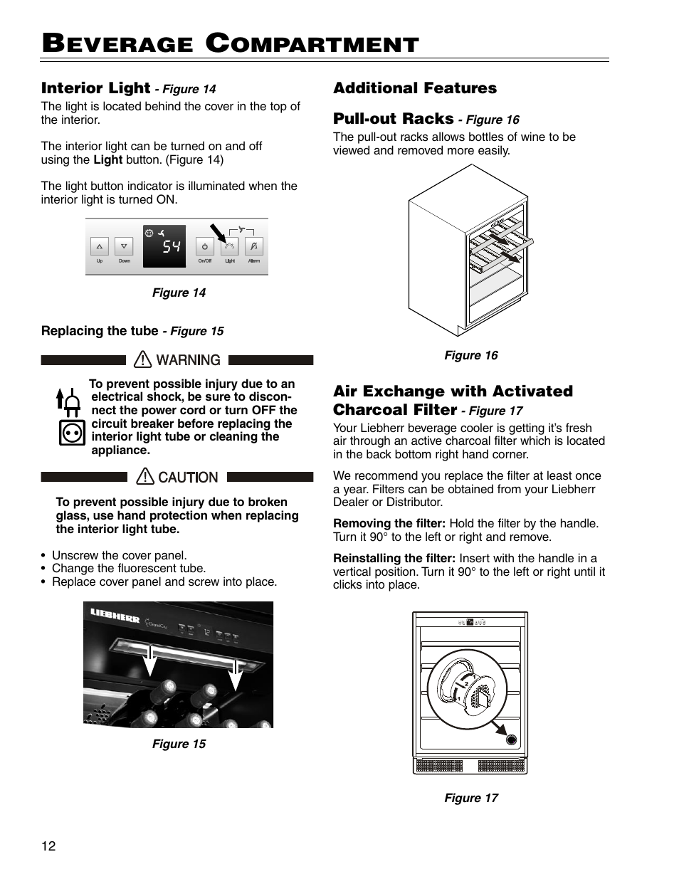 Everage, Ompartment | Liebherr RU500 User Manual | Page 12 / 15