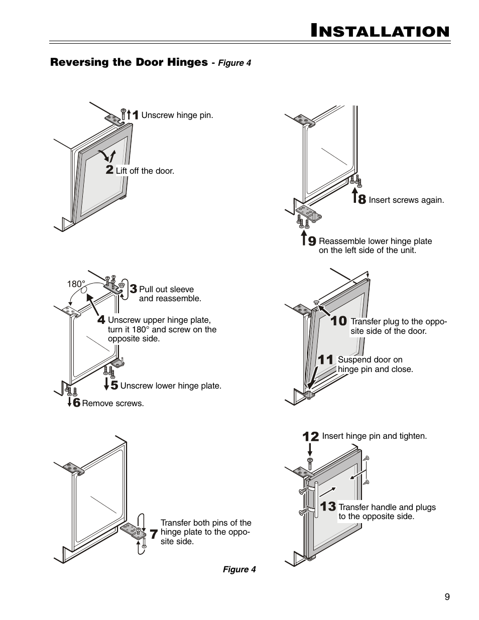 Nstallation | Liebherr RU500 User Manual | Page 9 / 15