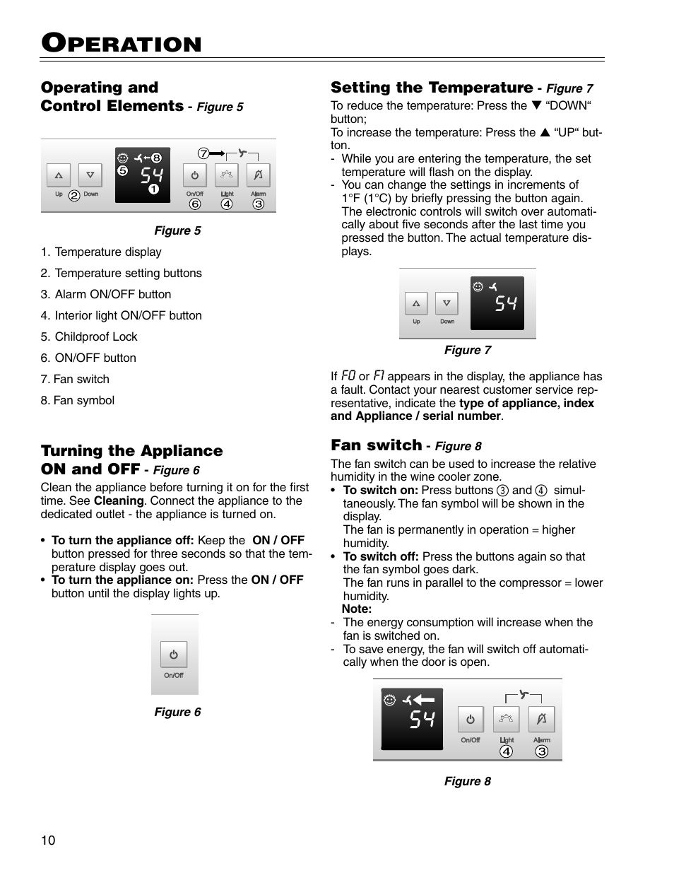 Peration | Liebherr WU 56 User Manual | Page 10 / 16