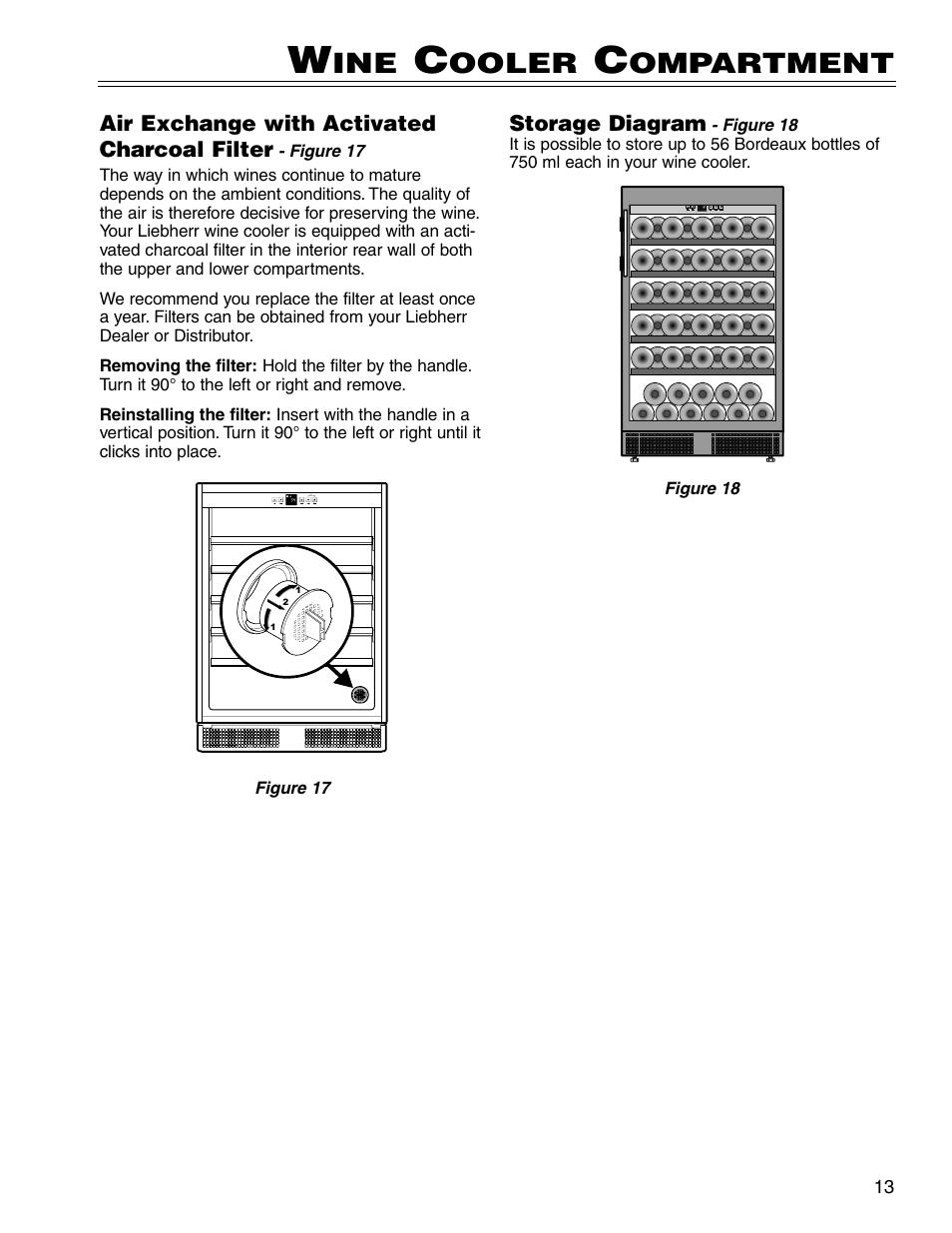 Ooler, Ompartment | Liebherr WU 56 User Manual | Page 13 / 16