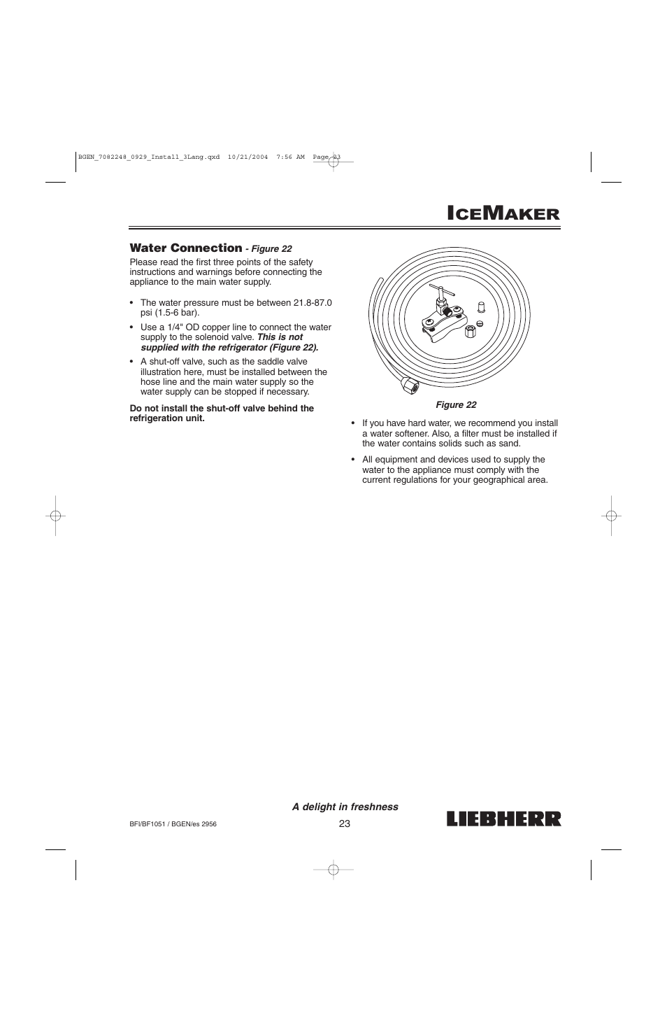 Aker | Liebherr BF1051 User Manual | Page 25 / 110