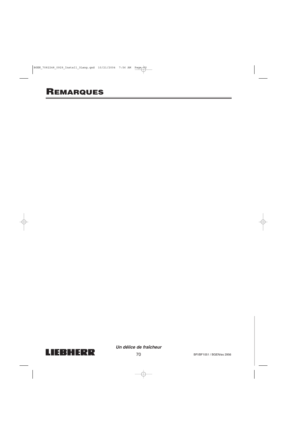 Emarques | Liebherr BF1051 User Manual | Page 72 / 110