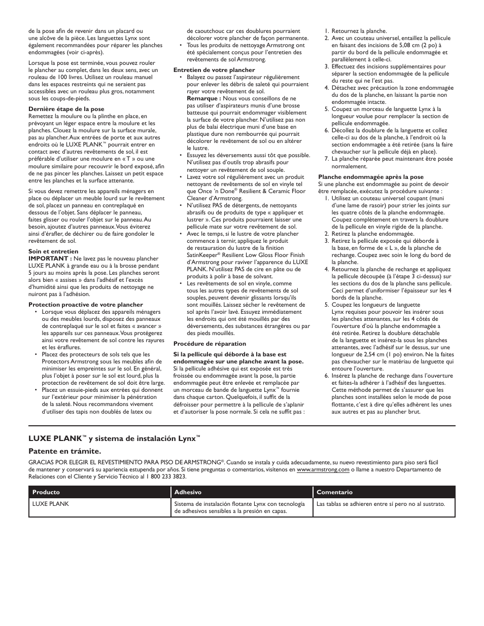 Lynx Flooring User Manual | Page 5 / 8