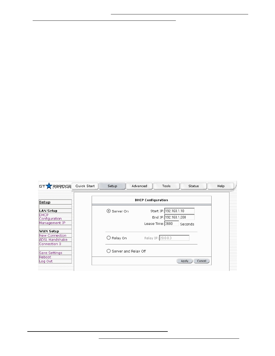 1 enable/disable dhcp | Lynx L-210 User Manual | Page 17 / 33