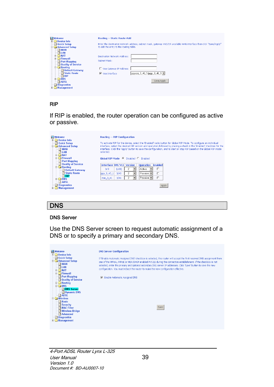 Lynx L-325 User Manual | Page 40 / 54