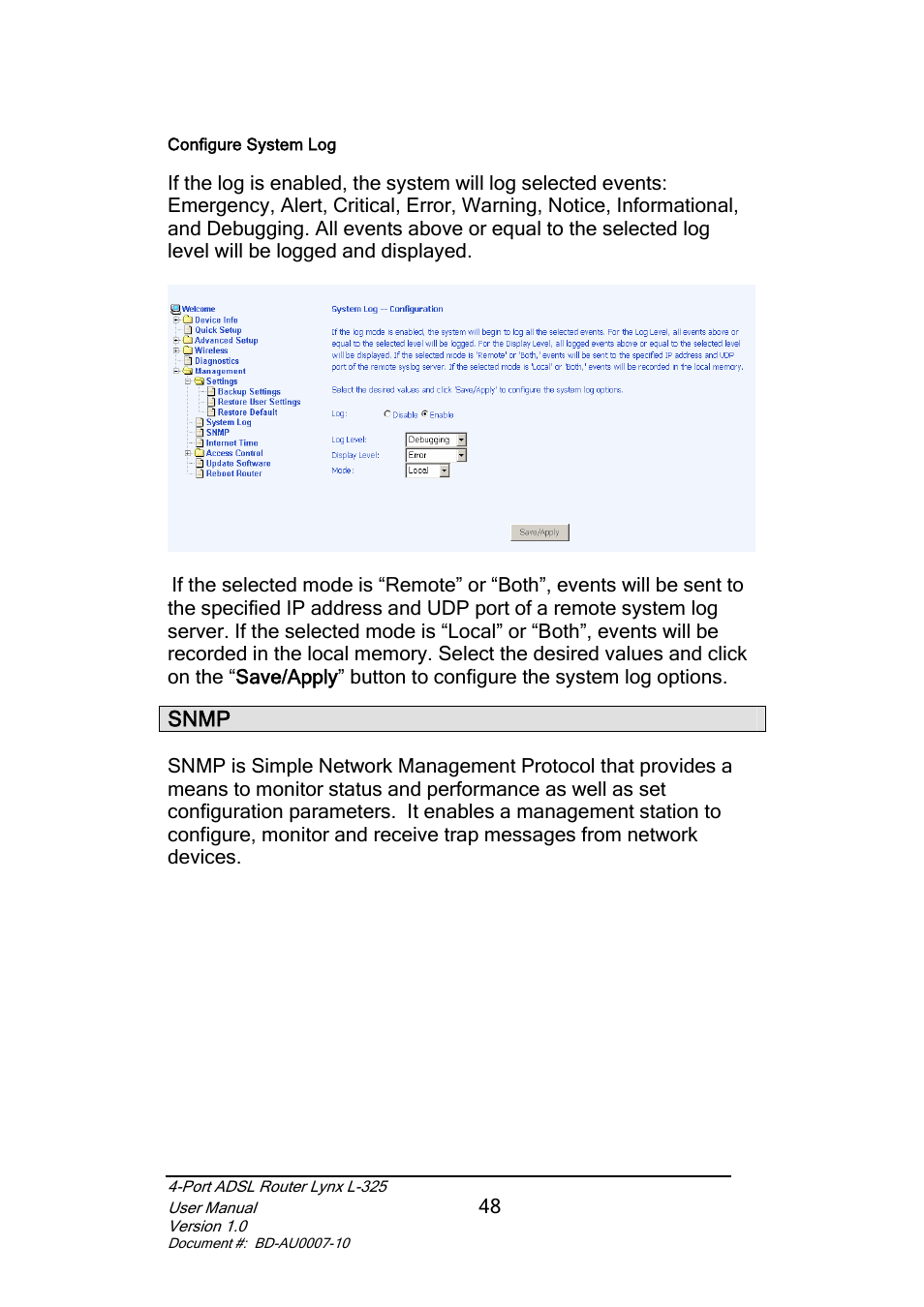 Lynx L-325 User Manual | Page 49 / 54