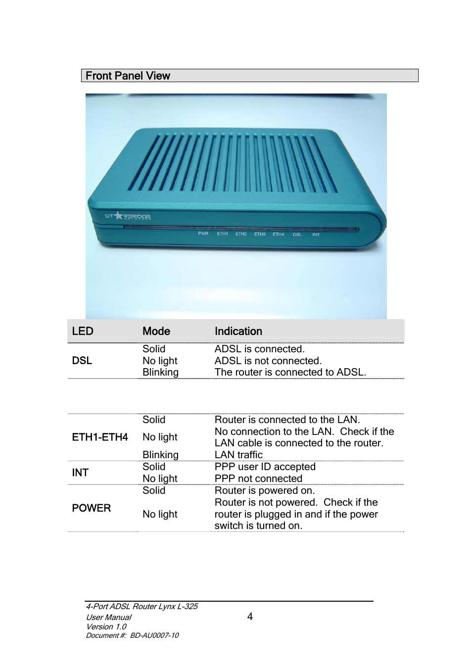 Lynx L-325 User Manual | Page 5 / 54