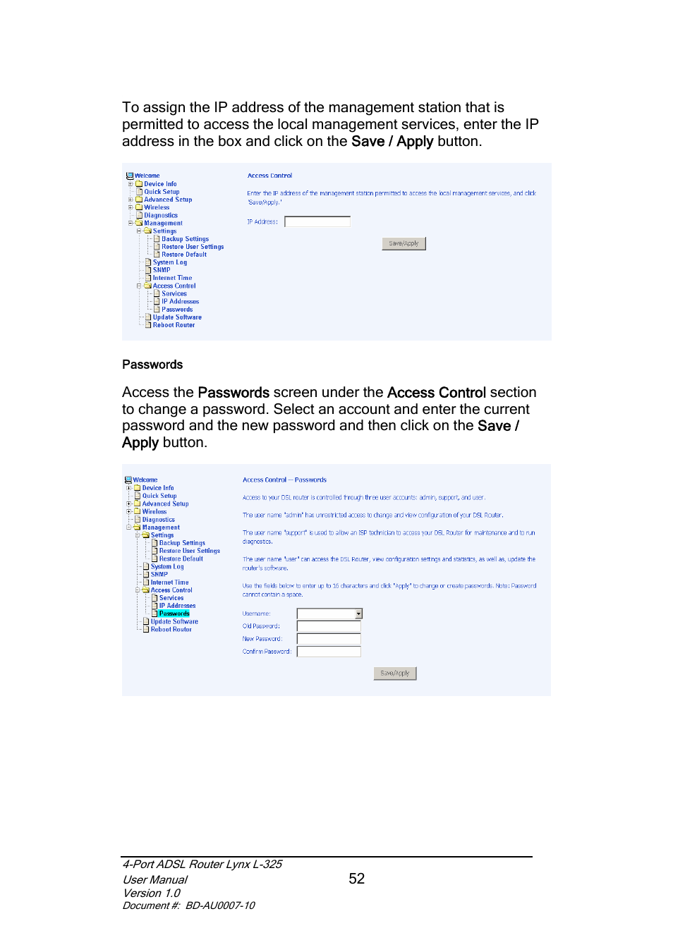 Lynx L-325 User Manual | Page 53 / 54