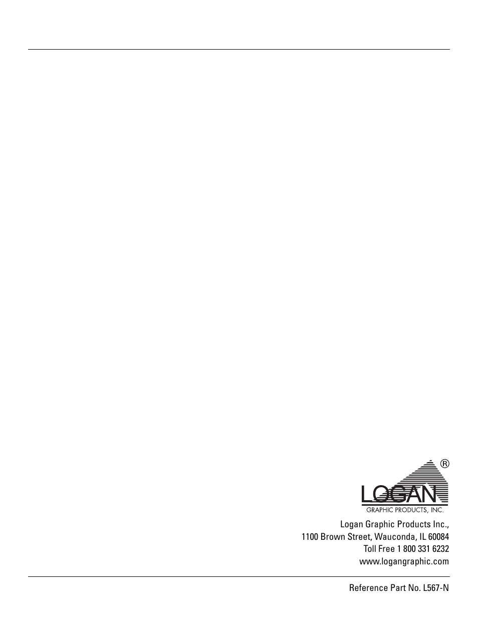 Logan Graphic Products LONG F100-4 User Manual | Page 8 / 8