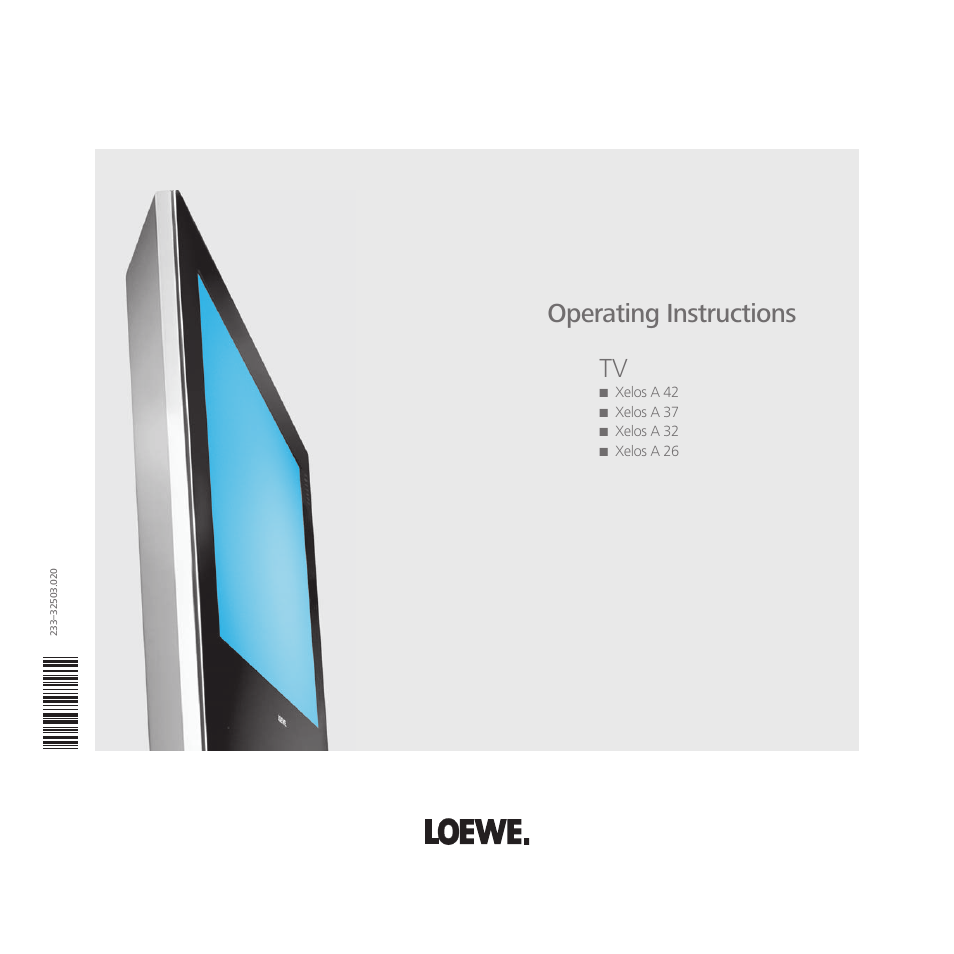 Loewe A 37  EN User Manual | 46 pages